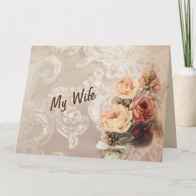 Meine Ehefrau Karte (Vorderseite)
