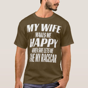 Meine Ehefrau macht mich glücklich, wenn sie mir L T-Shirt