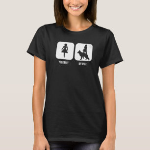 Meine Ehefrau meine Ehefrau Deutscher Schäferhund T-Shirt