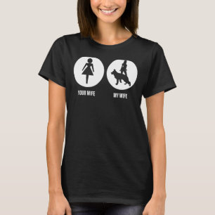 Meine Ehefrau meine Ehefrau Deutscher Schäferhund T-Shirt