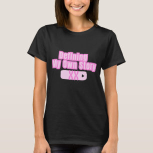 Meine eigene Story Feministin Timo Typografy T-Shirt