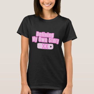 Meine eigene Story Feministin Timo Typografy T-Shirt