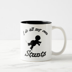 meine eigenen Bremsungen Zweifarbige Tasse