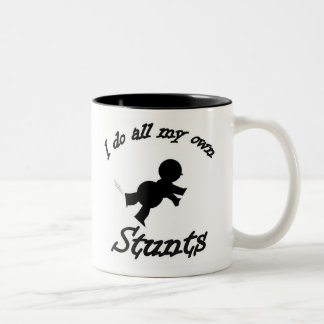 meine eigenen Bremsungen Zweifarbige Tasse