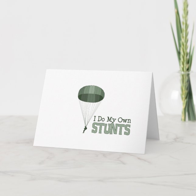 Meine eigenen Stunts Karte (Vorderseite)