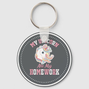 Meine Einhorn Ate Meine Hausaufgaben Schlüsselanhänger