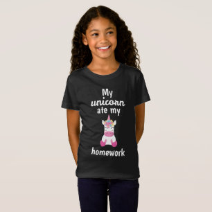 Meine Einhorn Ate Meine Hausaufgaben T-Shirt