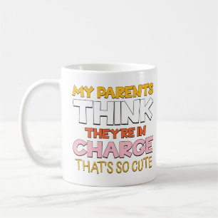Meine Eltern denken, sie sind so Niedlich Kaffeetasse