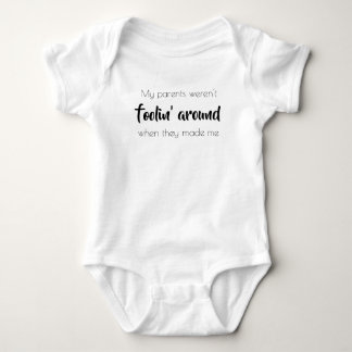 Meine Eltern waren nicht foolin um IVF Bodysuit Baby Strampler