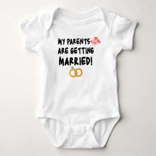 Meine Eltern werden verheiratet Baby Strampler