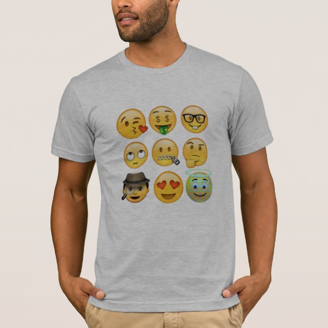 meine emoji lustige Shirt-Design Weihnachtsgeschen T-Shirt (Vorderseite)