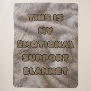 Meine emotionale Stützdecke - Flauschig Braun - Sh Sherpadecke