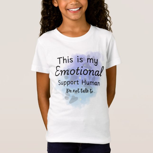 Meine emotionale Unterstützung menschliches Funny T-Shirt (Vorderseite)