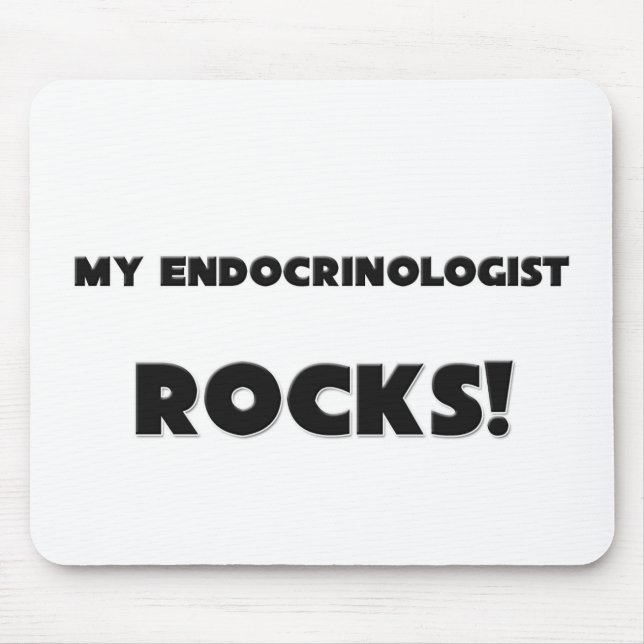 MEINE Endocrinologist FELSEN! Mousepad (Vorne)