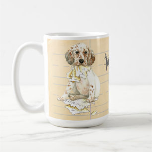 Meine Englische Setter Ate meine Hausaufgaben Kaffeetasse