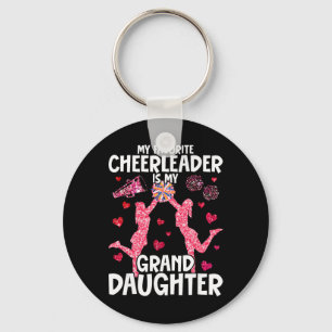 Meine Enkelin Cheer Großmutter Cheerleading Oma Schlüsselanhänger