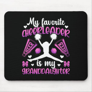 Meine Enkelin feuert Oma Cheerleading Enkelin an Mousepad