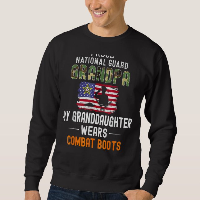 Meine Enkelin trägt die Nationalgarde mit Kampfsti Sweatshirt (Vorderseite)