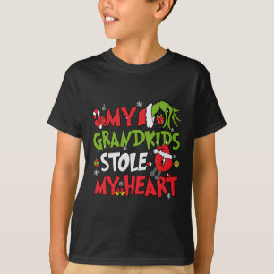 Meine Enkelkinder haben mein Herz gestohlen Weihna T-Shirt