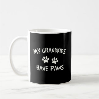 Meine Enkelkinder haben Pfoten Funny Dog Katze Oma Kaffeetasse