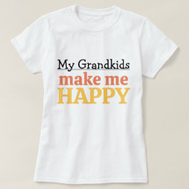 Meine Enkelkinder machen mich glücklich Zitat Oma T-Shirt