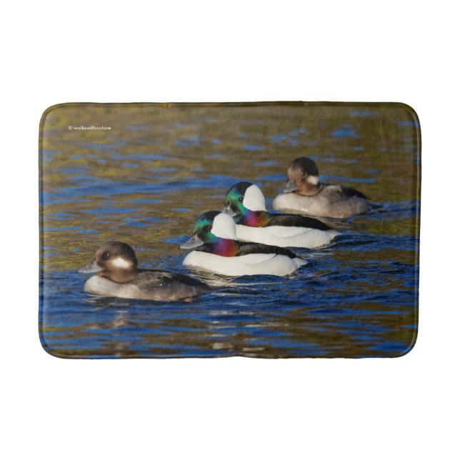 Meine Enten in einer Reihe bekommen: Vier Büfetts Badematte (Vorderseite)
