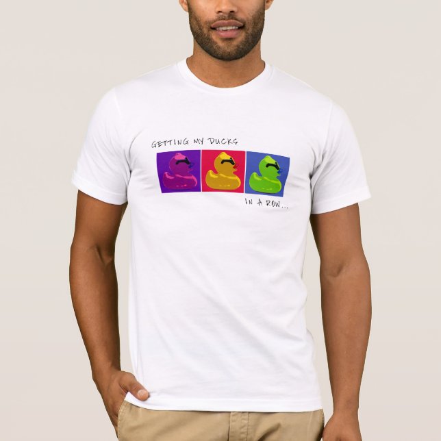 Meine Enten in Folge erhalten T-Shirt (Vorderseite)