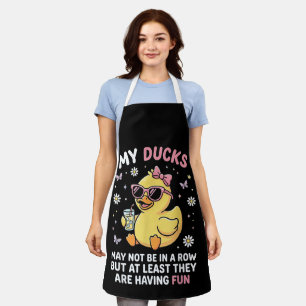 Meine Enten sind vielleicht nicht in einer Reihe L Schürze