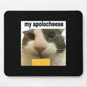 Meine Entschuldigung Lustiges Katzen-Meme Brainrot Mousepad