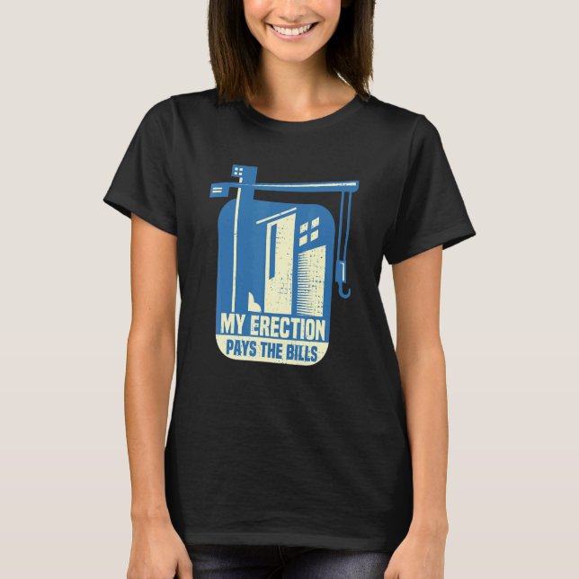 Meine Erektion bezahlt die Rechnungen des qualifiz T-Shirt (Vorderseite)