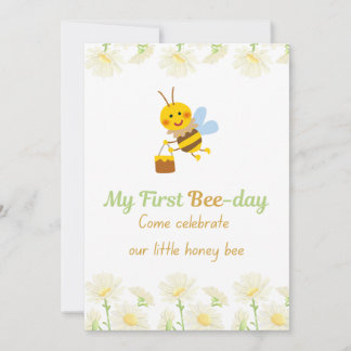 Meine erste Bee-Day-Einladung Einladung