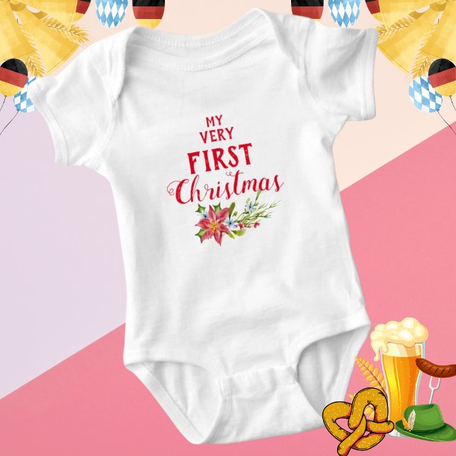 Meine erste Familie passt Weihnachts-Outfit-Baby Baby Strampler (Von Creator hochgeladen)