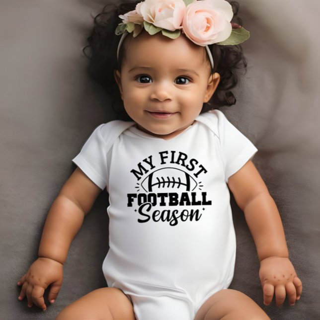 Meine erste Fußballsaison Gender Neutral Child, Baby Strampler (Von Creator hochgeladen)