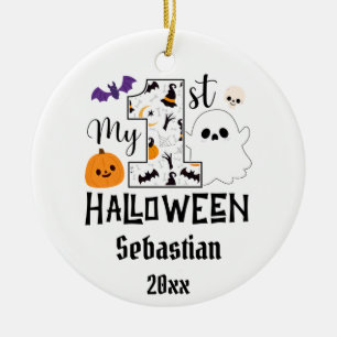 meine erste halloween baby boarde, individuelle Na Keramik Ornament