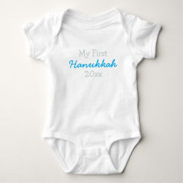Meine erste Hanukkah Baby Strampler