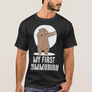 Meine erste Kommunion Dabbing Bär 1. T-Shirt