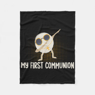 Meine erste kommunion dabbing Wafer 1. kommunion T Fleecedecke
