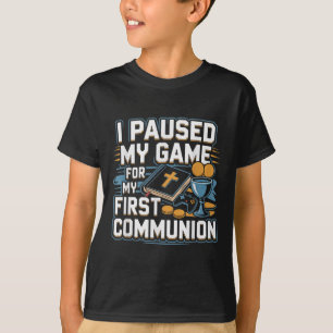 Meine erste Kommunion Videospiel-Controller-Gesche T-Shirt