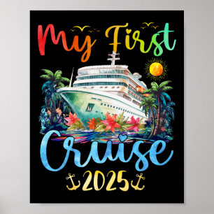 Meine erste Kreuzfahrt 2025 Kinderurlaub passt zu  Poster