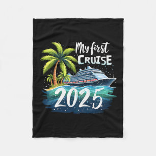 Meine erste Kreuzfahrt 2025 Lustiger erster Kreuzf Fleecedecke