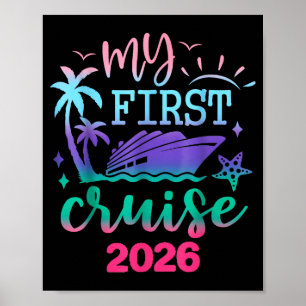 Meine erste Kreuzfahrt 2026 Familienurlaubsreise S Poster