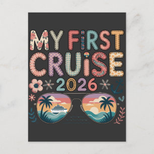 Meine erste Kreuzfahrt 2026, Geschenk für die erst Postkarte
