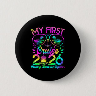 Meine erste Kreuzfahrt 2026 Lustige erste Kreuzfah Button