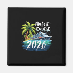 Meine erste Kreuzfahrt 2026 Lustige erste Kreuzfah Magnet