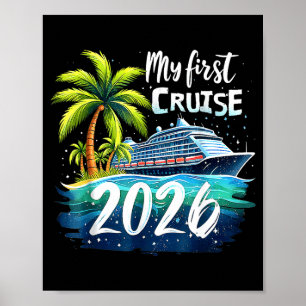 Meine erste Kreuzfahrt 2026 Lustige erste Kreuzfah Poster