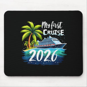 Meine erste Kreuzfahrt 2026 Lustiger erster Kreuzf Mousepad