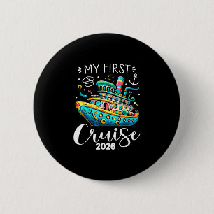Meine erste Kreuzfahrt 2026 Süße Familienurlaubsfa Button