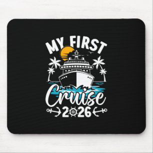 Meine erste Kreuzfahrt 2026 Süße Familienurlaubsfa Mousepad