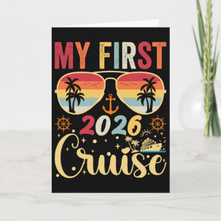 Meine erste Kreuzfahrt 2026 Urlaub passende Famile Karte