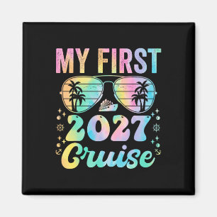 Meine erste Kreuzfahrt 2027 Urlaub passende Famile Magnet
